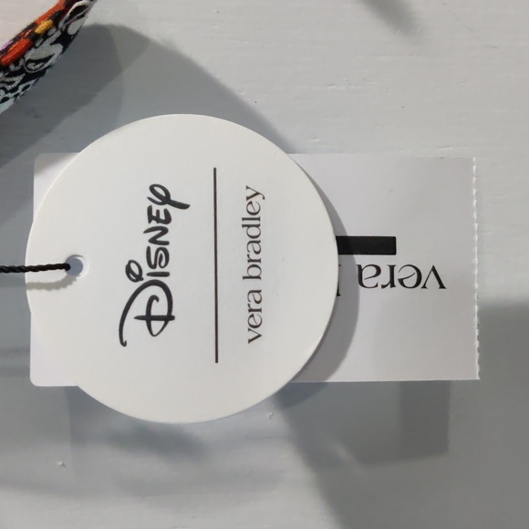 Vera Bradley Disney Floral Minnie Mouse Ear Headband With Purple Bow - Picture 2 of 5